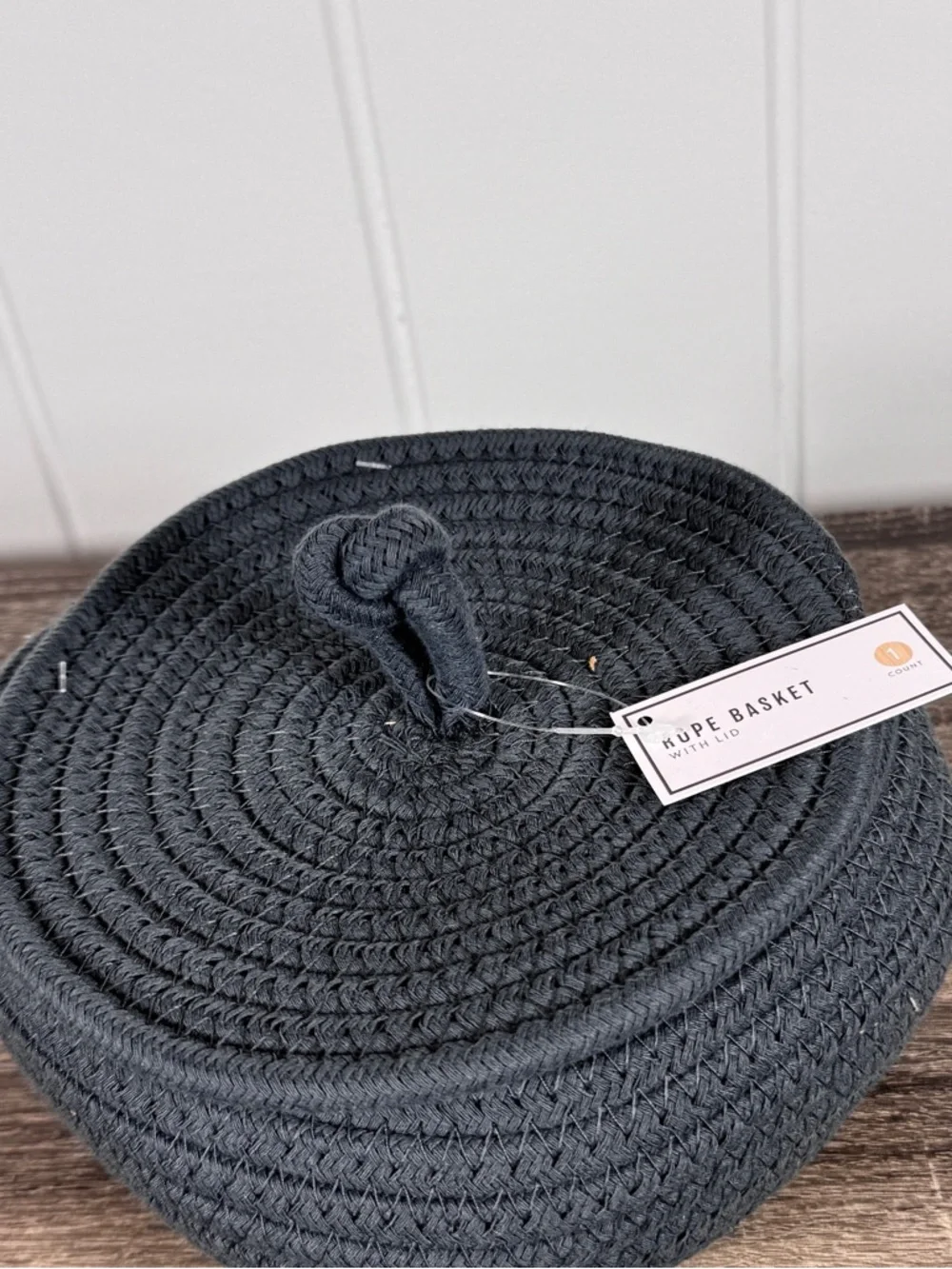 NEW Target Bullseye Playground Rope Basket With Lid
